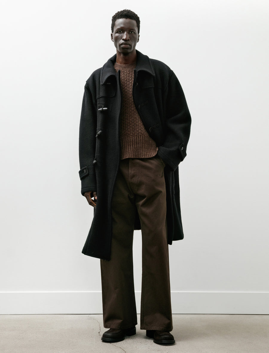 Lot 412 British Postal Worker Duffle Coat Black - Image 1