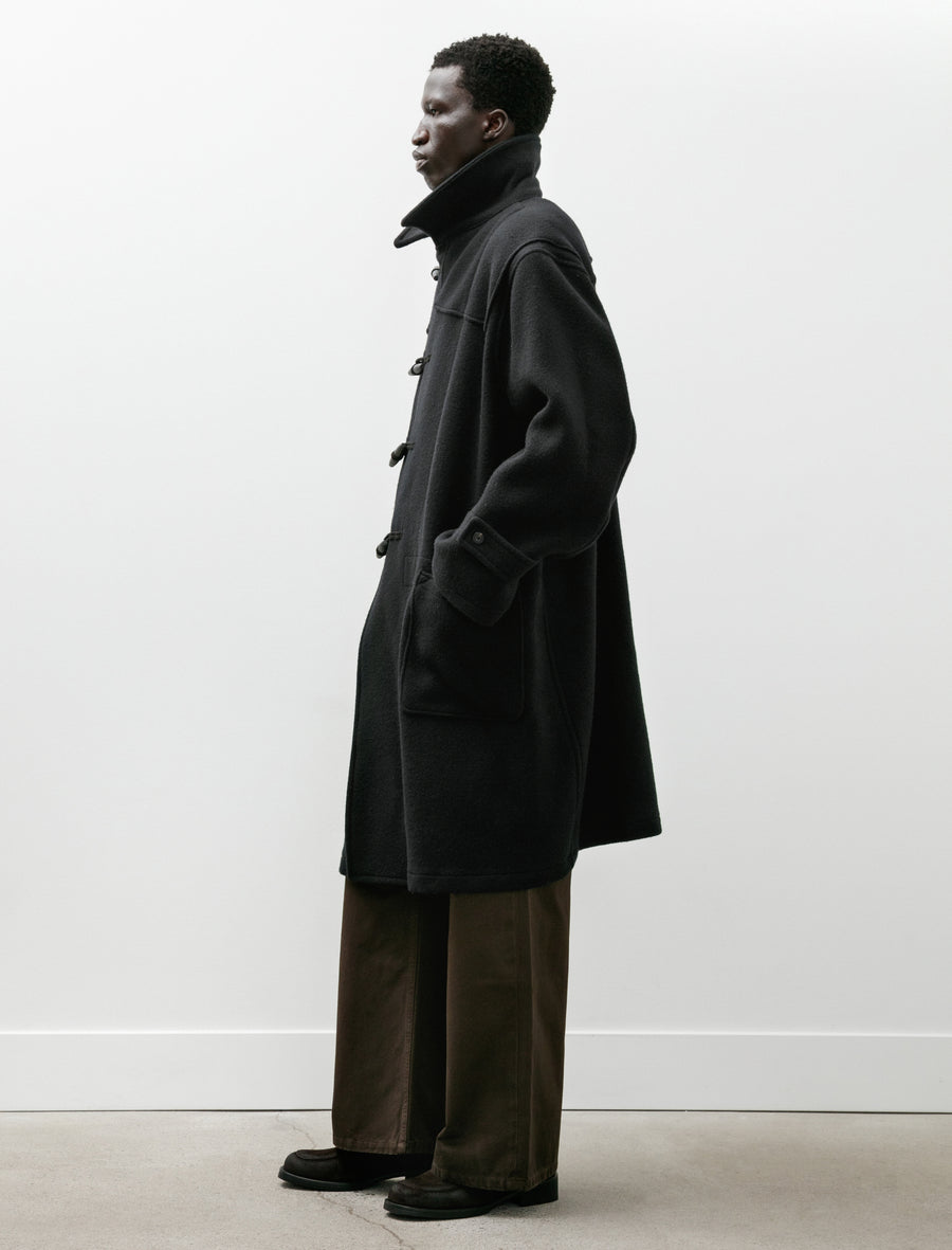 Lot 412 British Postal Worker Duffle Coat Black - Image 3