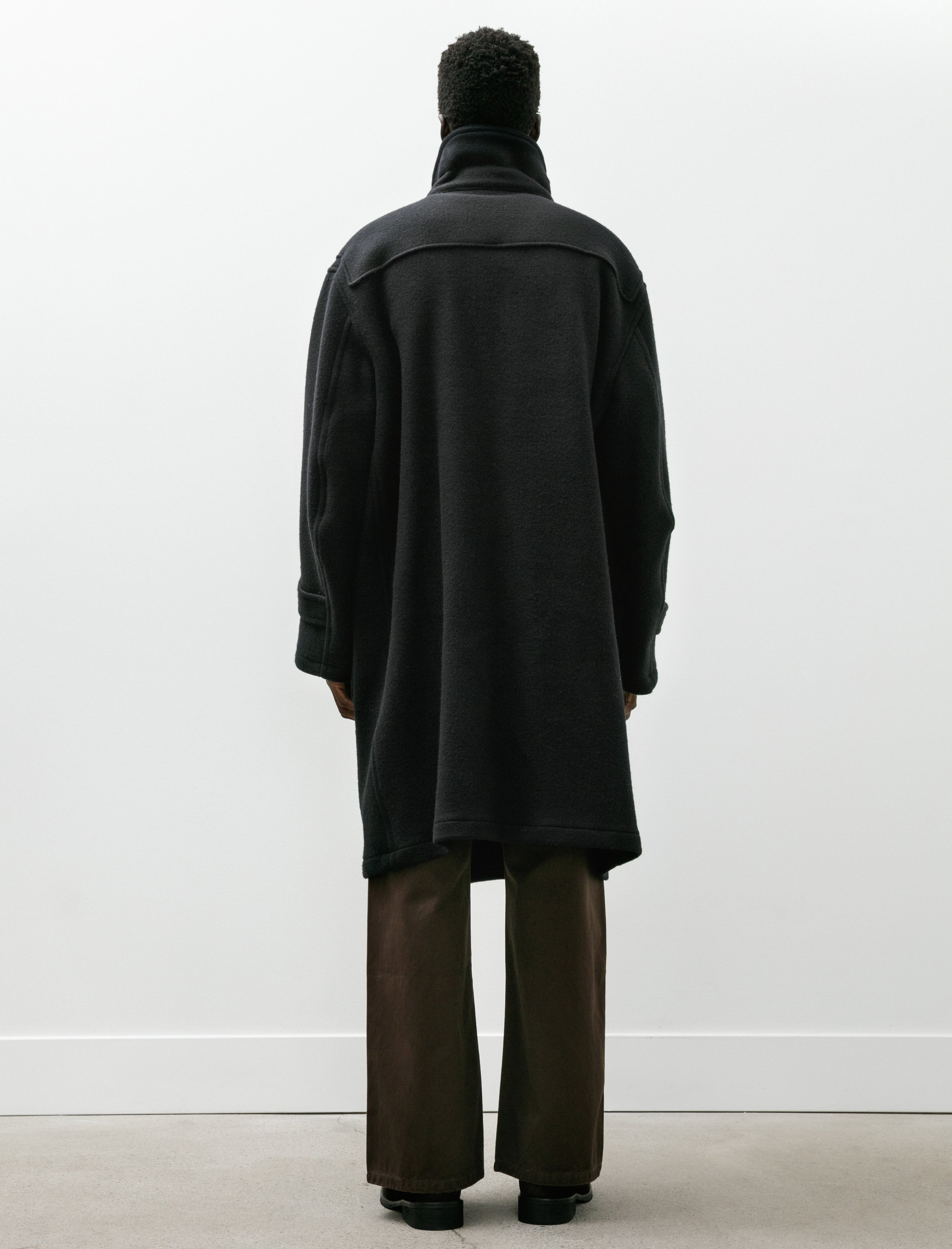 Taiga Takahashi Lot 412 British Postal Worker Duffle Coat Black