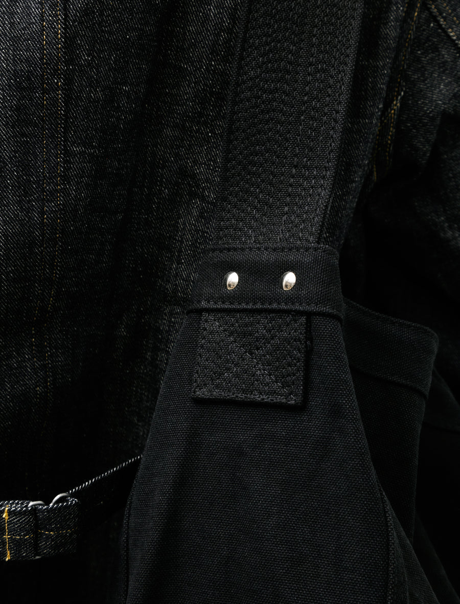 Lot 018 Newsboy Bag Small Black - Image 3