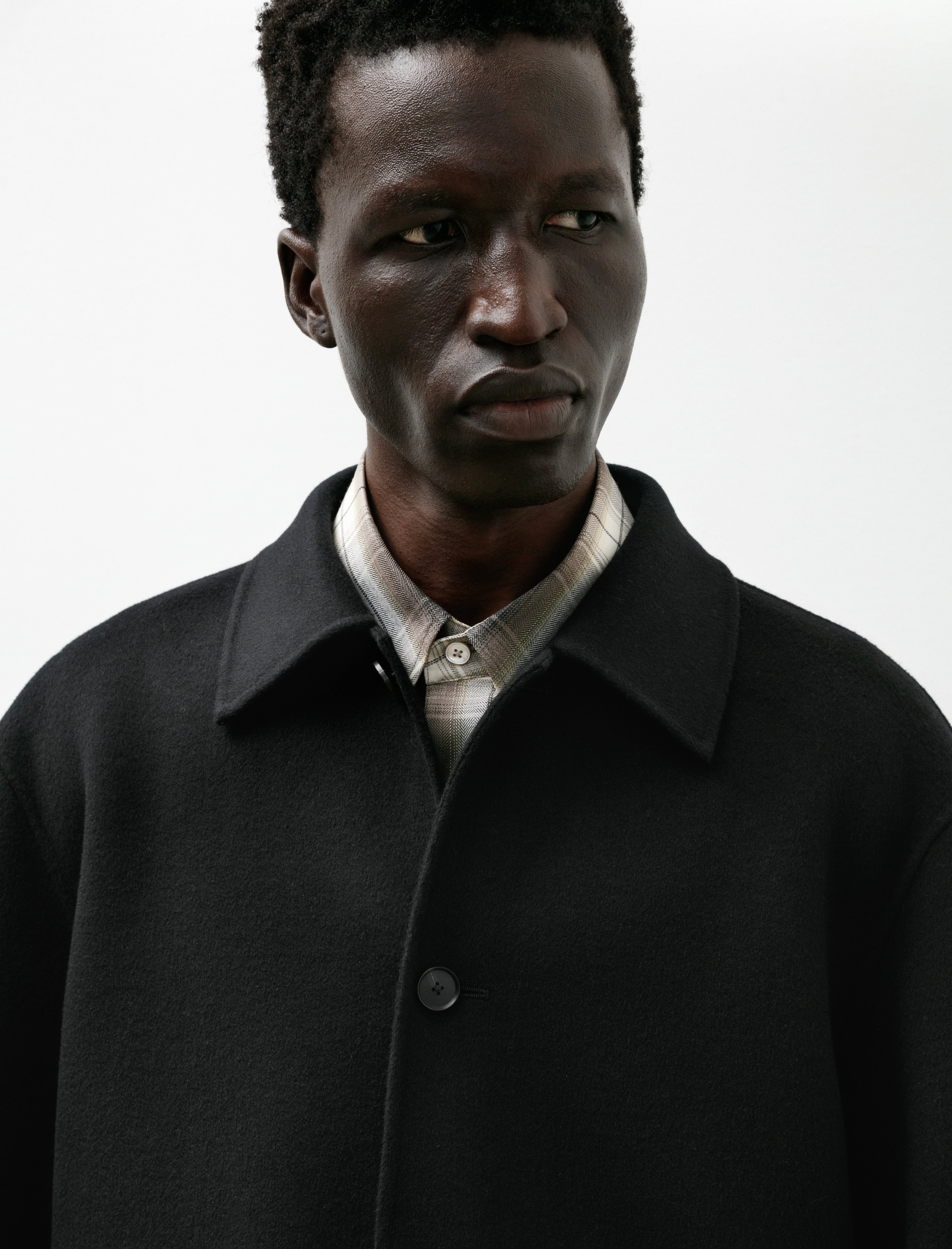 Auralee Super Fine Wool Melton Hand Sewn Blouson Black