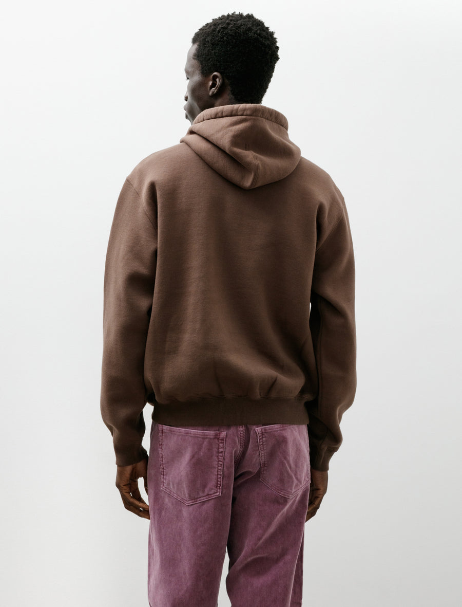 Smooth Soft Sweater P/O Parka Dark Brown - Image 2