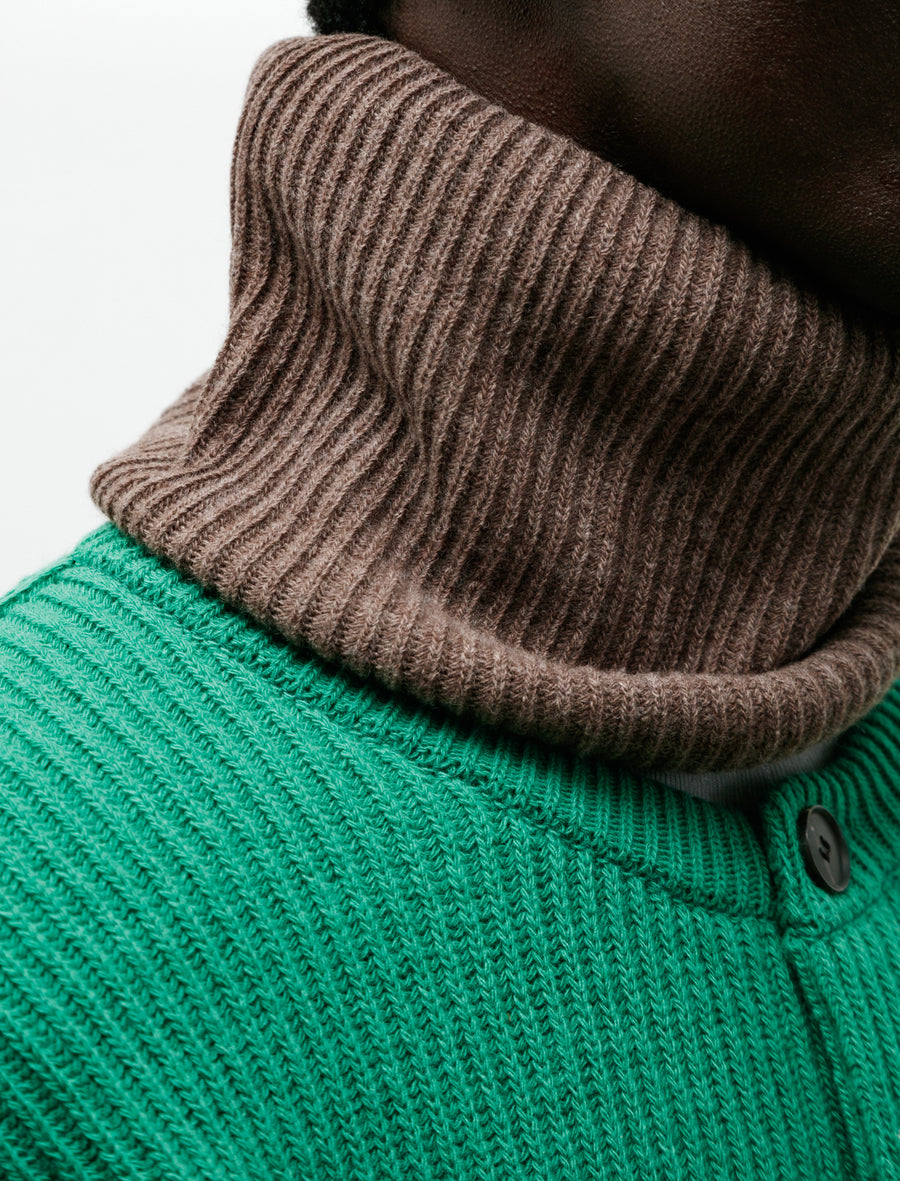TEKLA Cashmere Neck Warmer Soil Brown - Image 2
