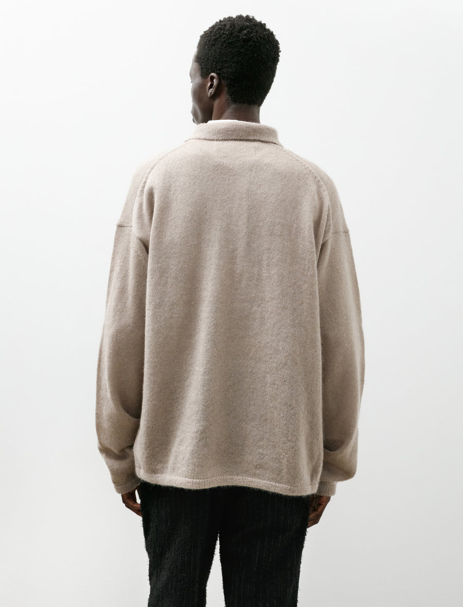 Longsleeve Polo B Chalk - Image 2