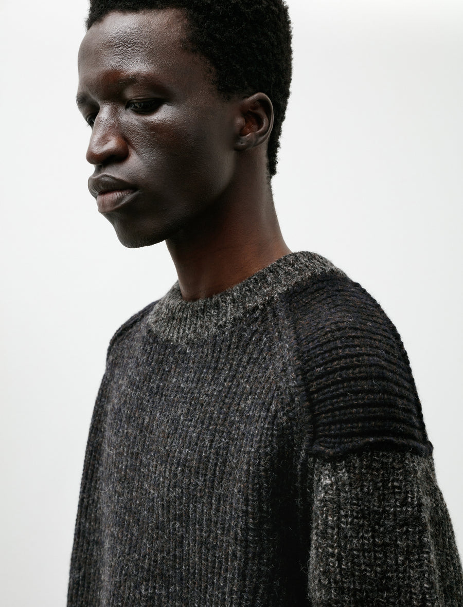 Crew Neck Sweater Charcoal - Image 4