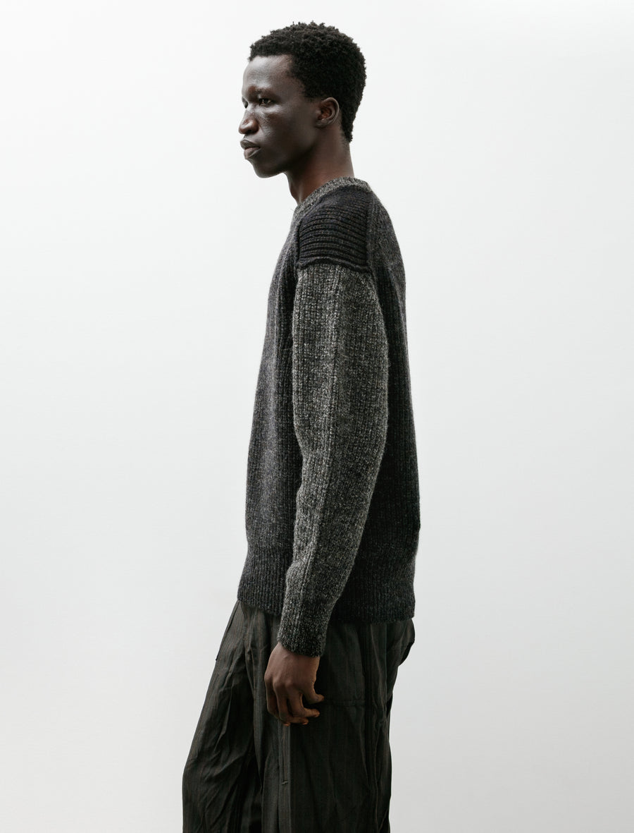 Crew Neck Sweater Charcoal - Image 3