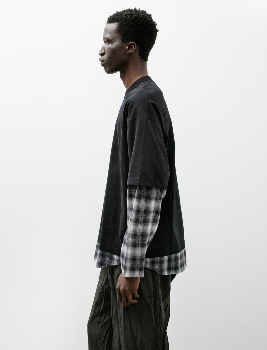 Combo Long Sleeve Black Check - Image 3
