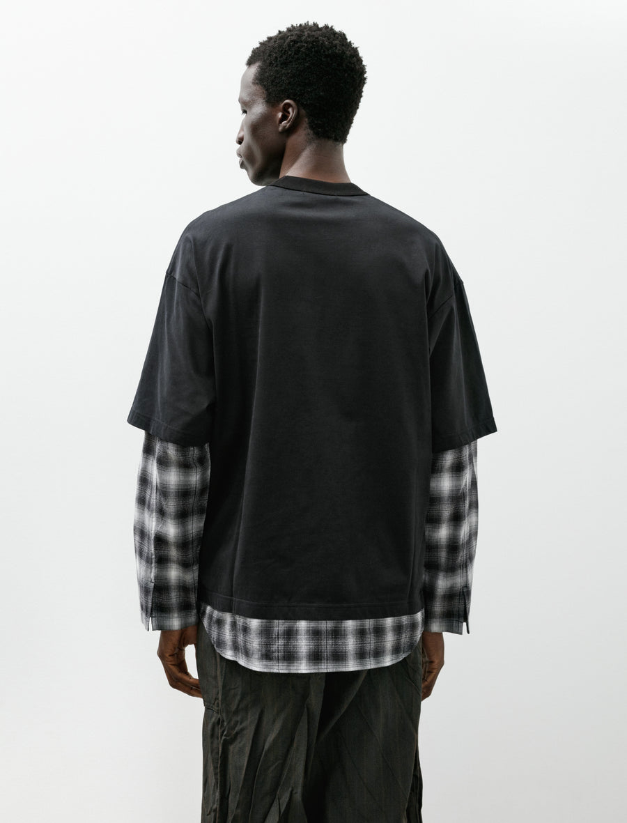 Combo Long Sleeve Black Check - Image 2