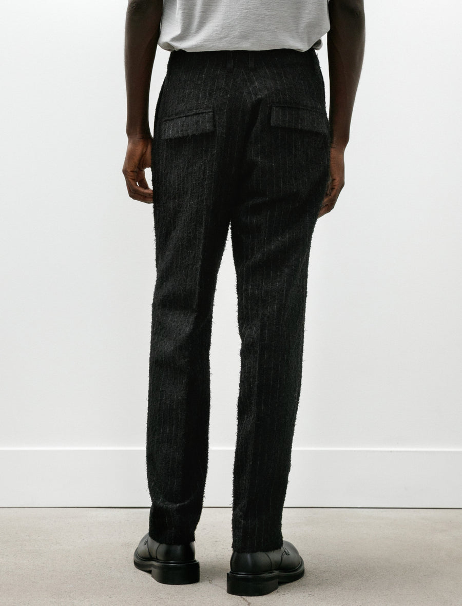 Tuck Suit Pants C Black Stripe - Image 5