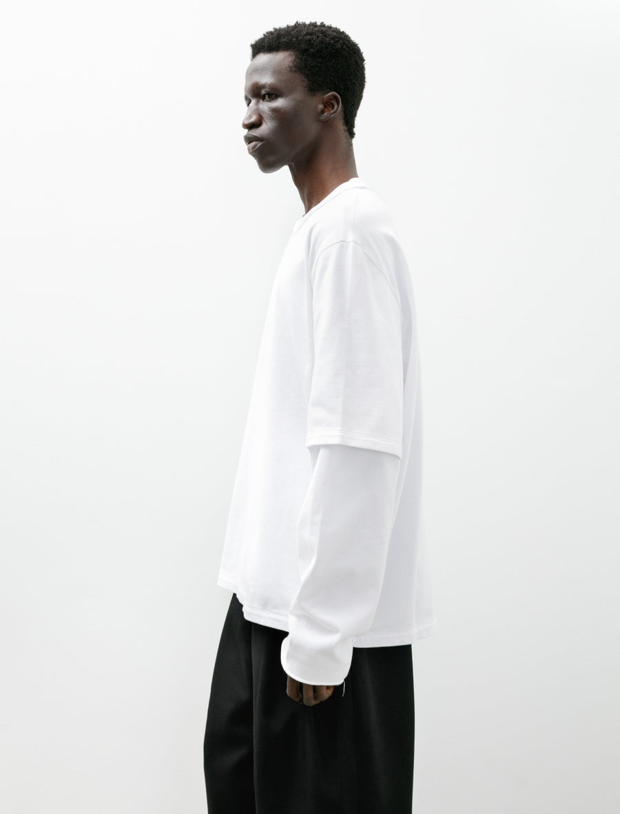 Big Tee Double Sleeve Optical White - Image 3