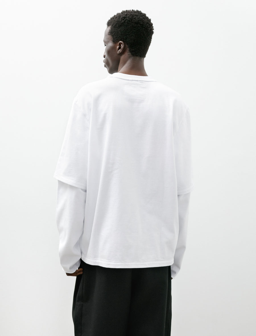 Big Tee Double Sleeve Optical White - Image 2