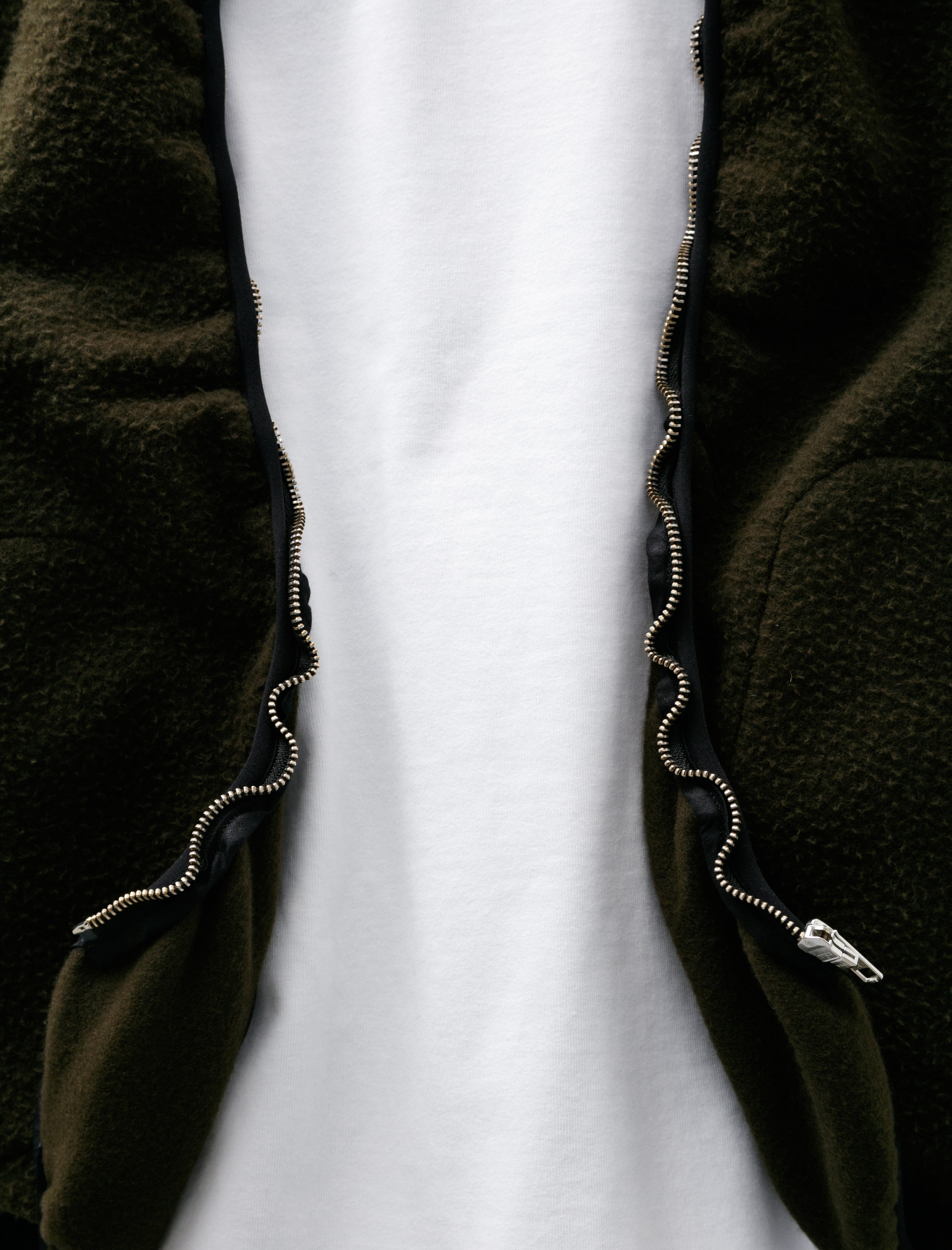 Camiel Fortgens Fleece Vest Pilled Wool Green