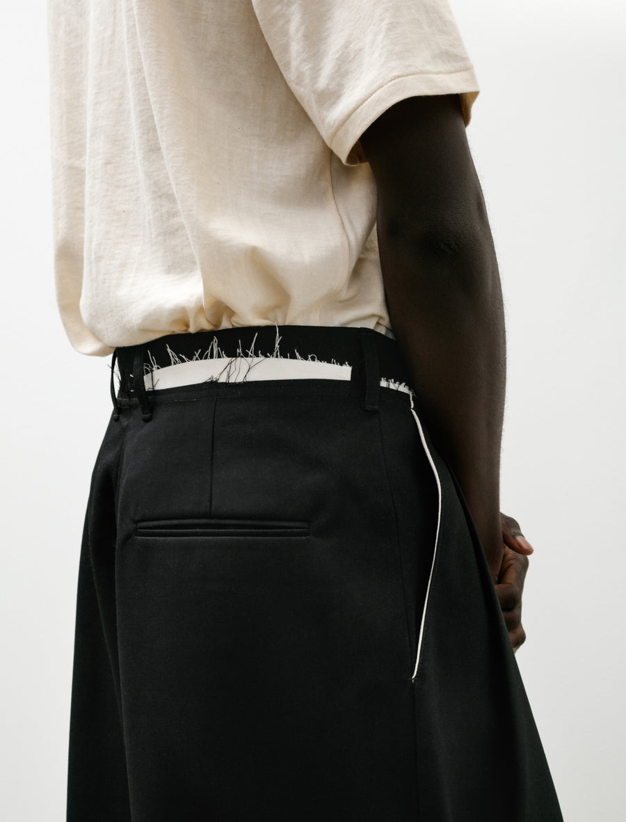 Suit Pants Wool Twill Black - Image 7