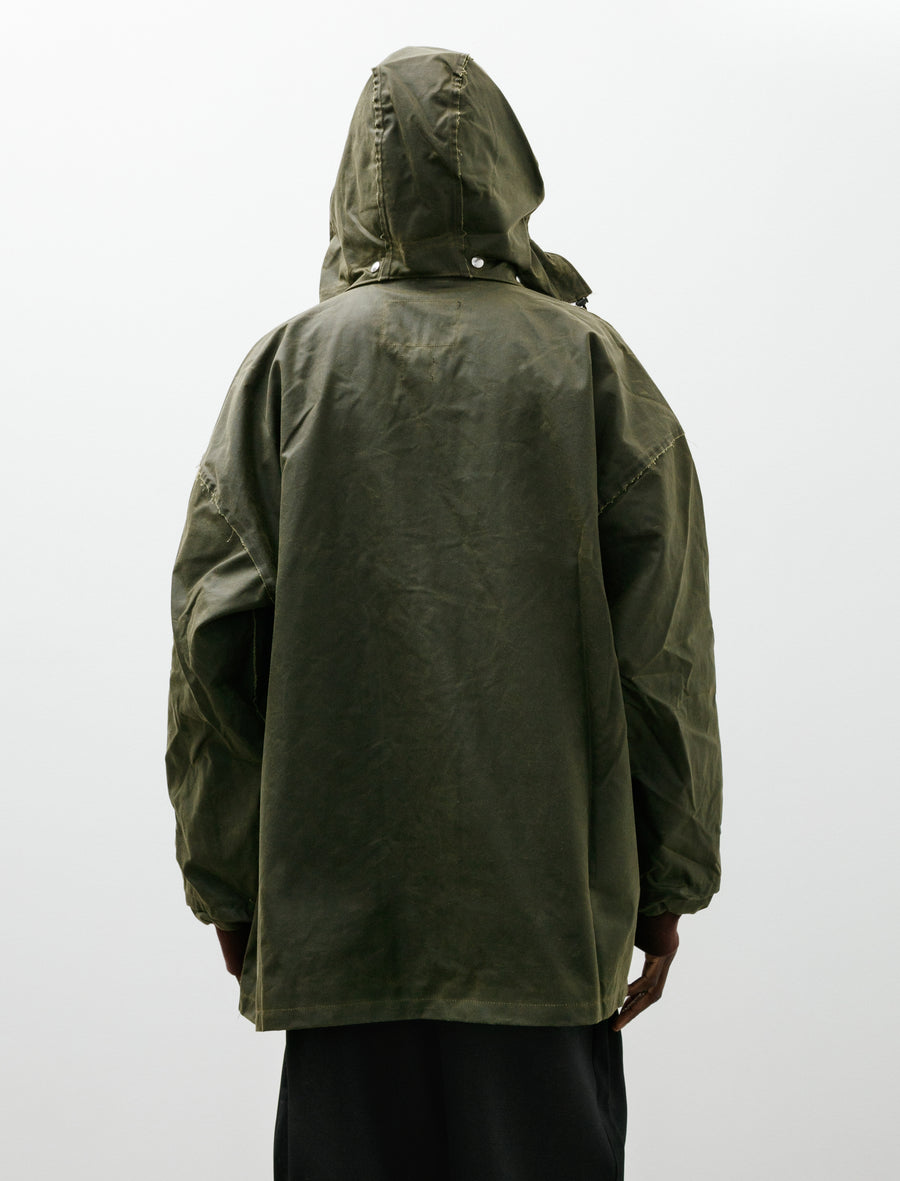 Waxed Outdoor Jacket Green - Image 2