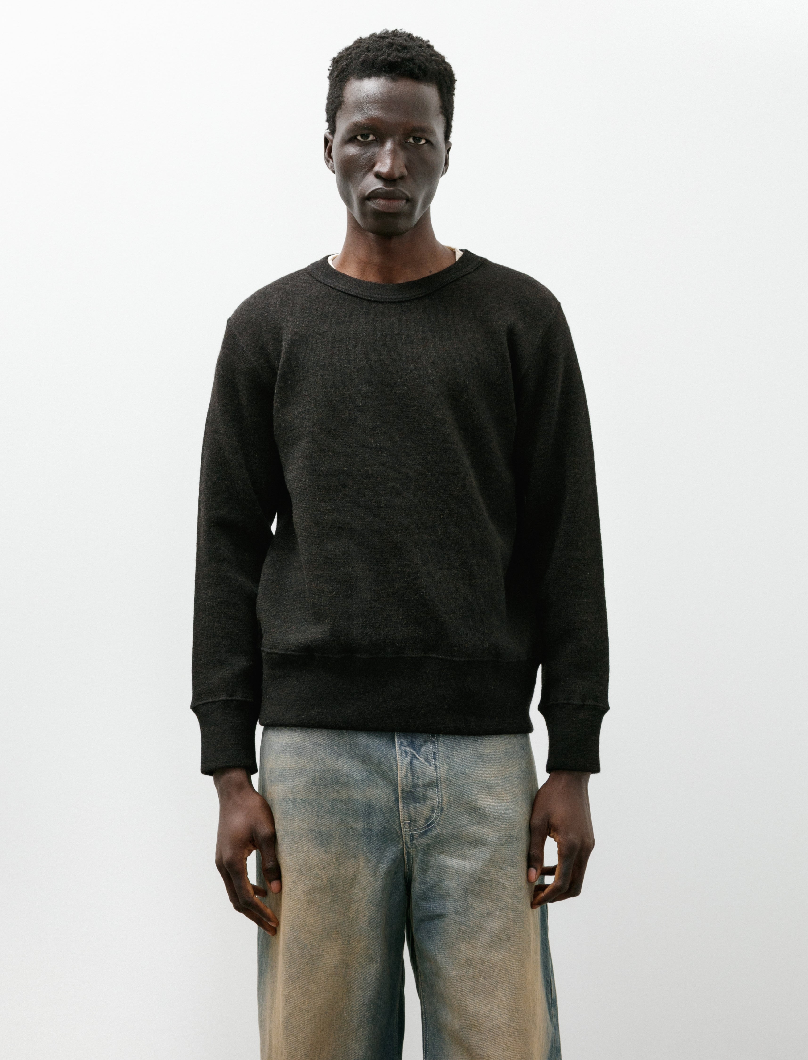Slopeslow Crew Neck Top Dark Brown