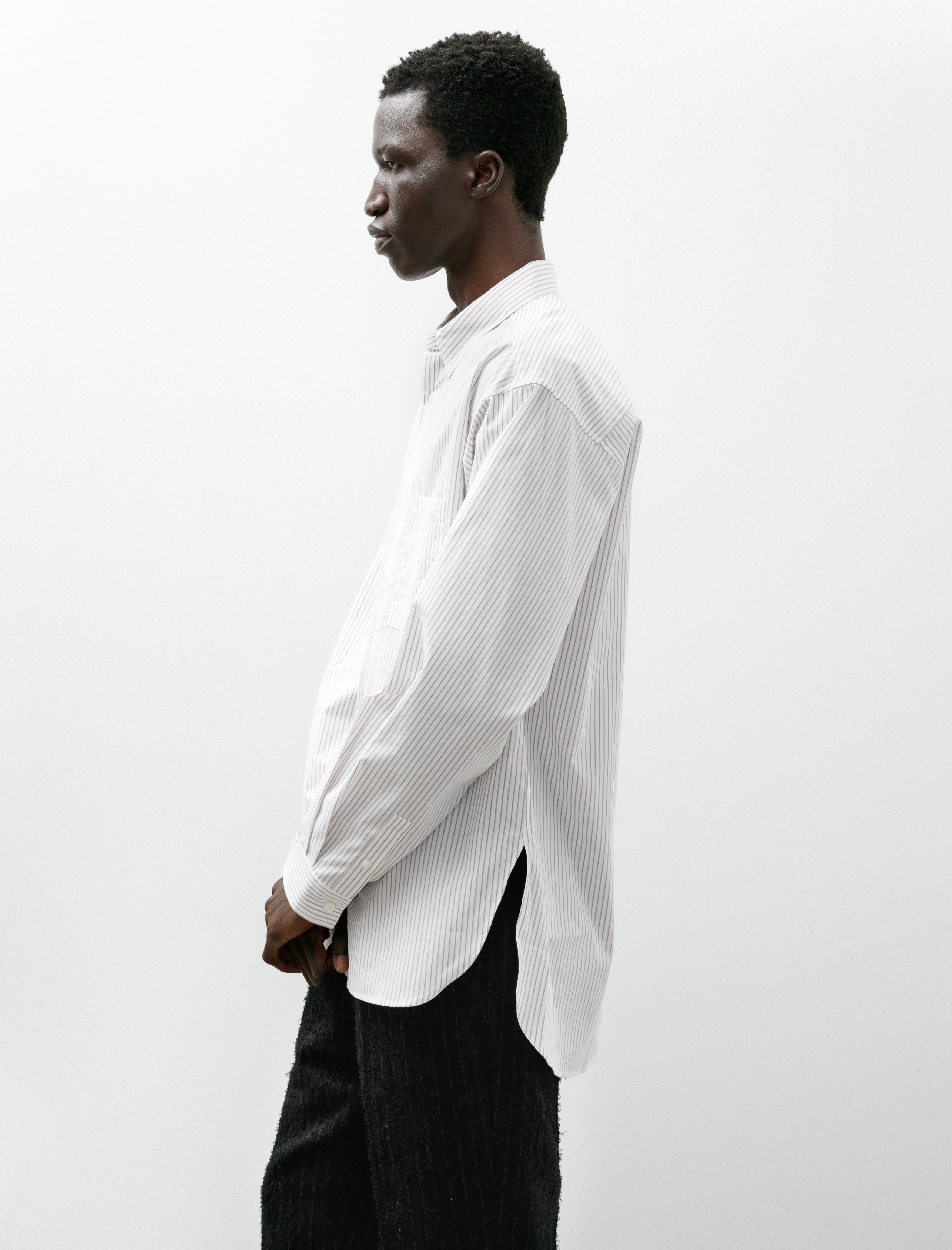 Polyploid B.D Shirt B White Stripe