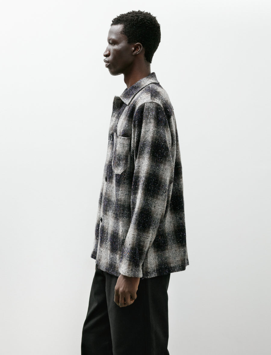 Night Wear Shirt B Charcoal Check - Image 3