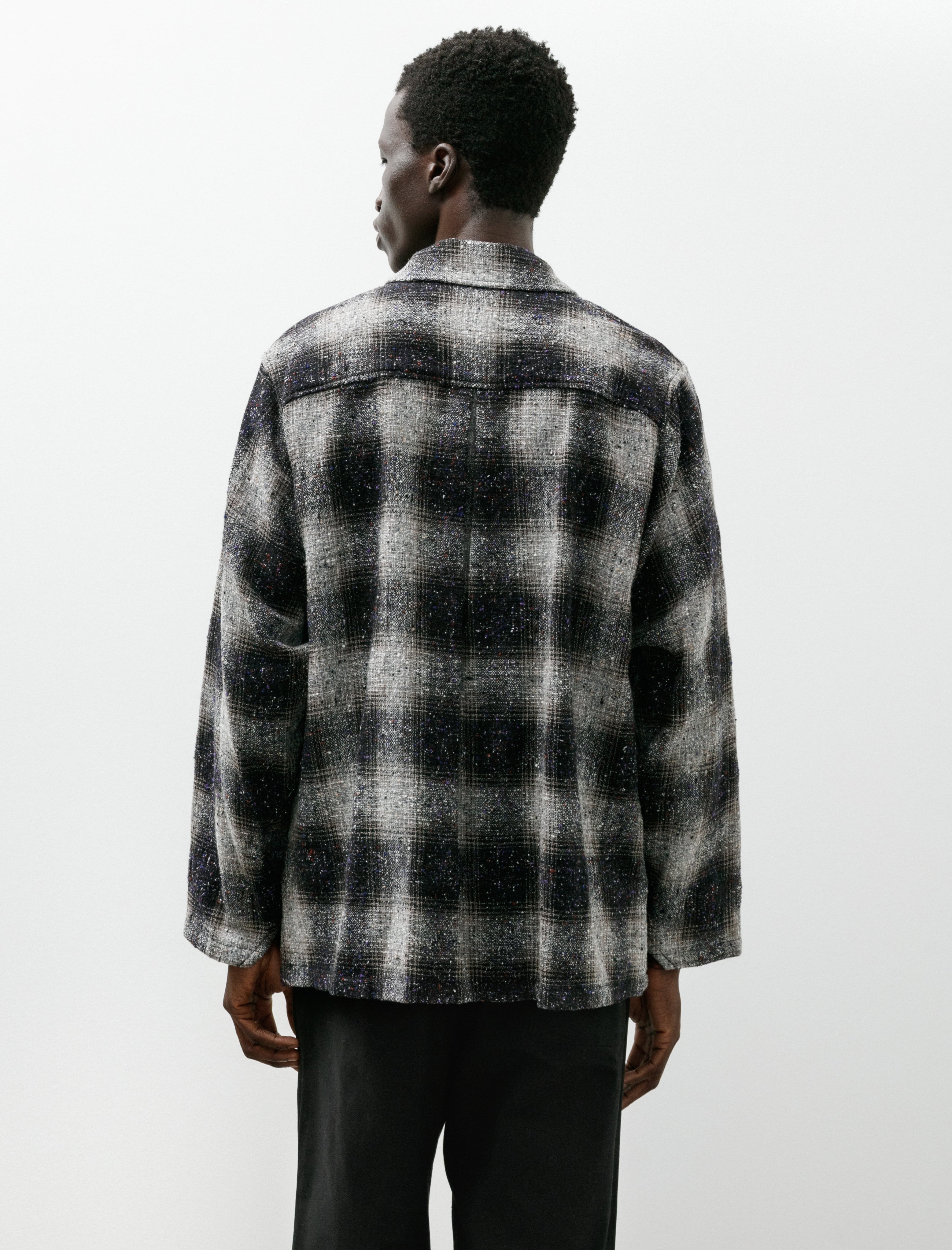 Polyploid Night Wear Shirt B Charcoal Check