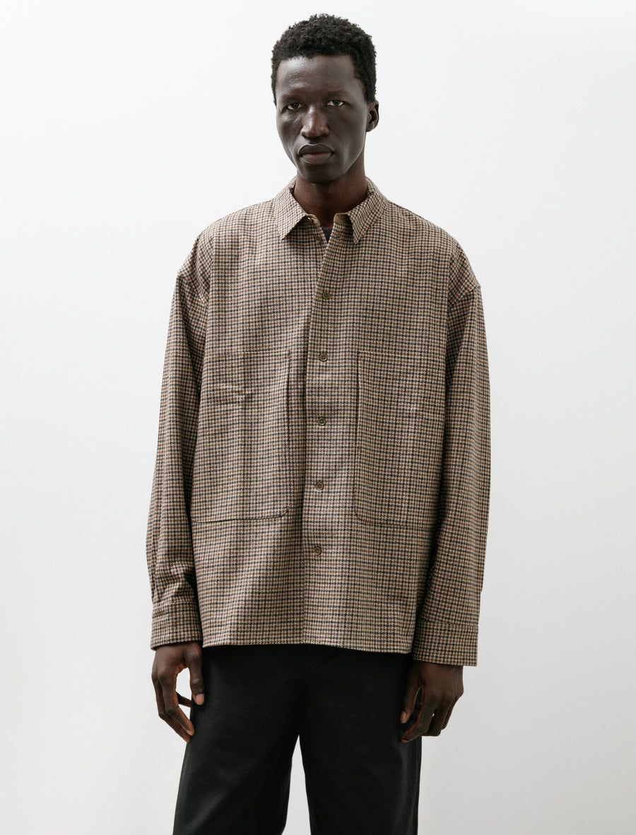 Shirt Jacket B Brown Check - Image 4