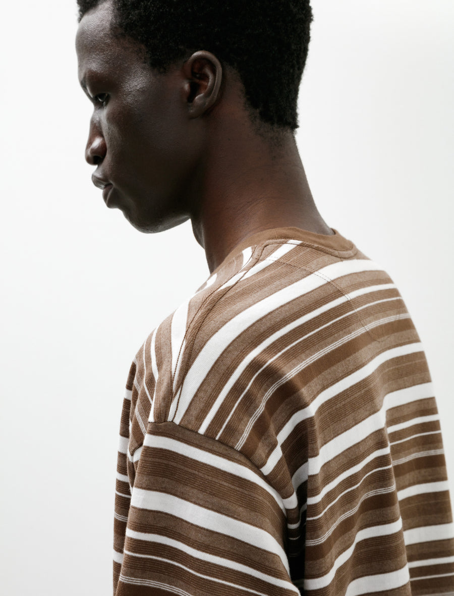 Oversize Longsleeve B White Brown - Image 4