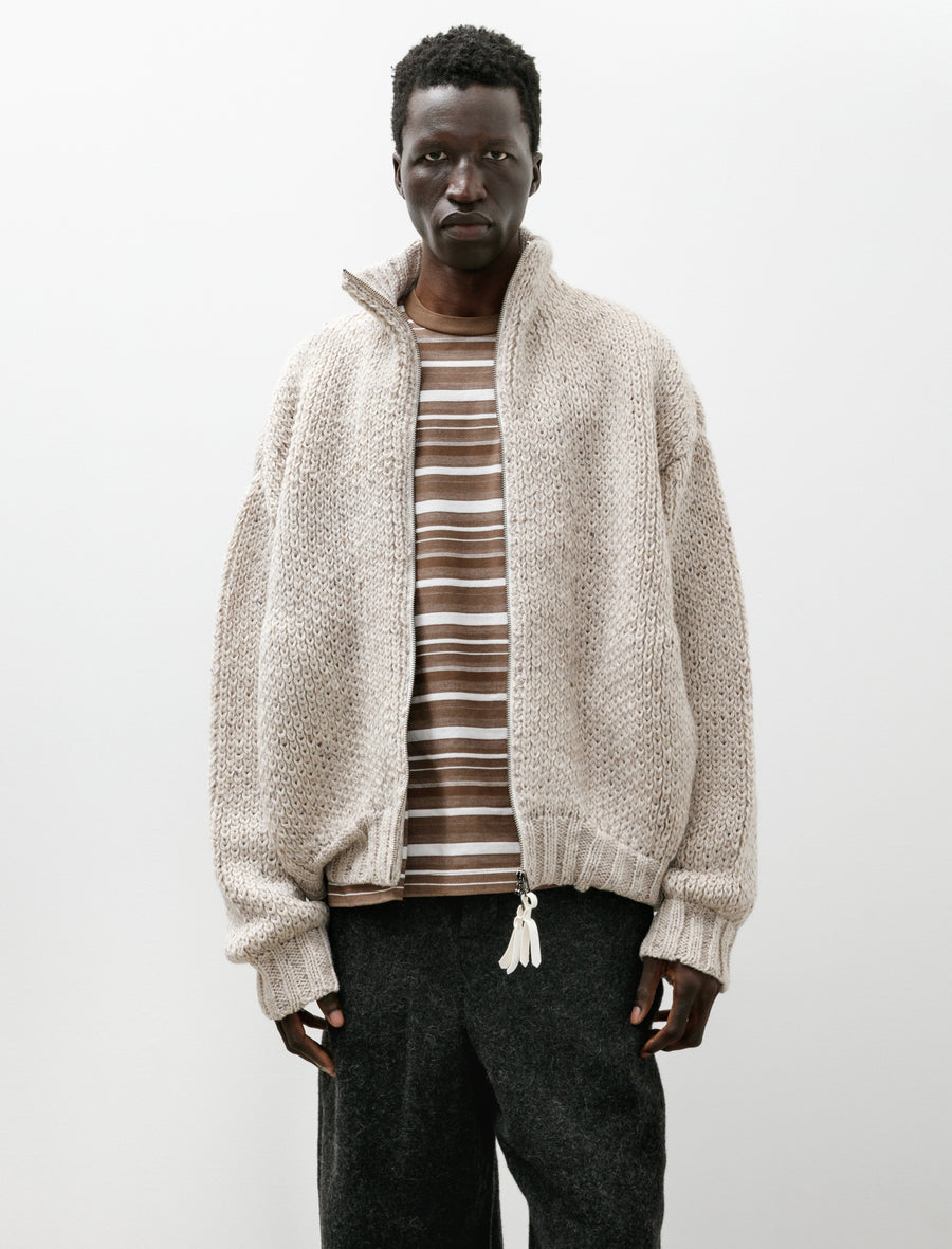 Highneck Blouson A Off White - Image 1