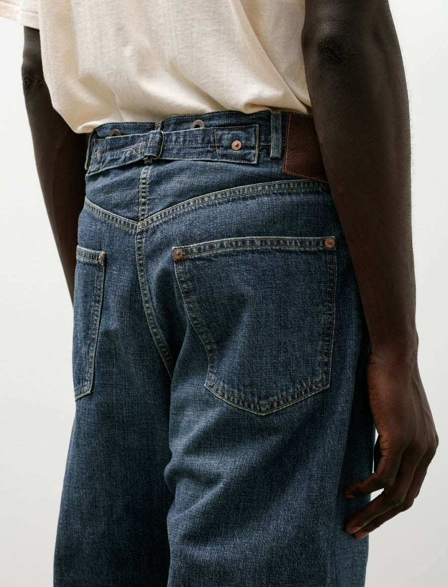 Lot 721 Damaged Denim Trousers C 1930s Indigo - Image 7