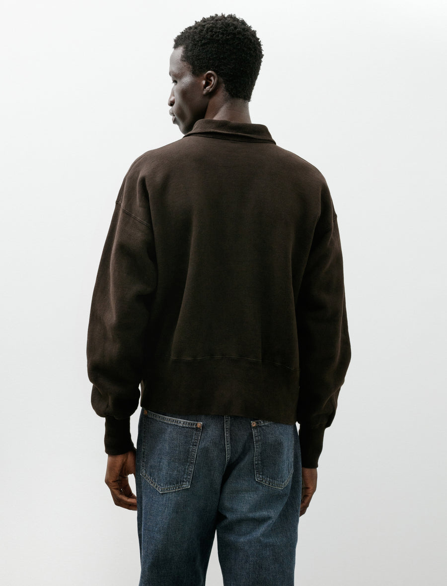 Lot 607 Sweat Coat Mud Dyed Brown - Image 2