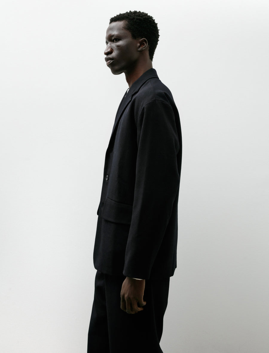 Fox Jacket Wool Gabardine Midnight - Image 3