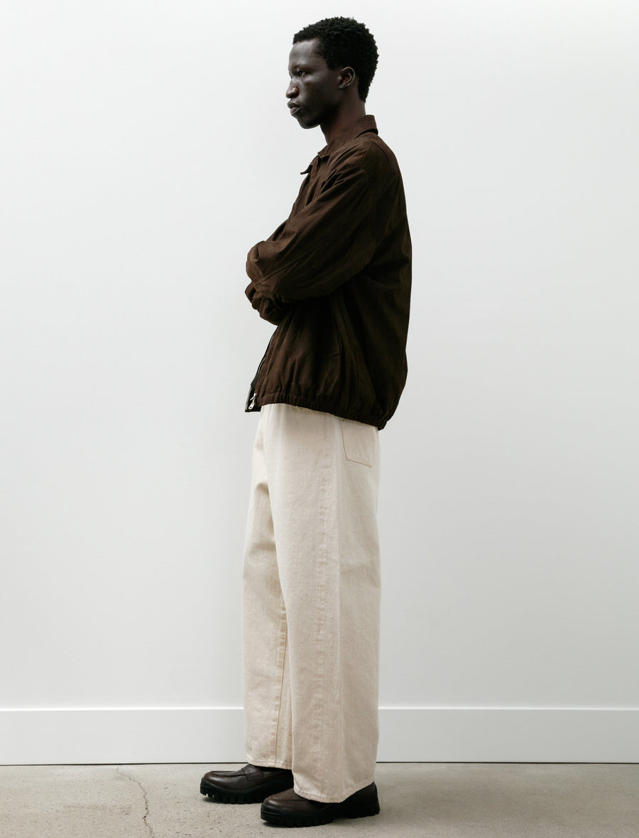 5 Pocket Baggy Pants Ecru - Image 3