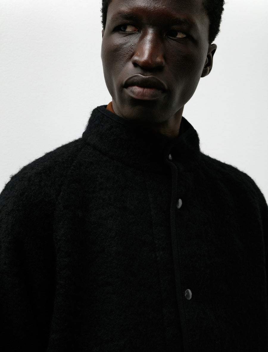 Contour Jacket Shaggy Wool Black - Image 6