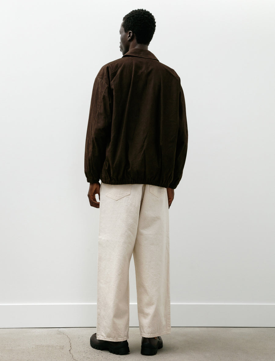 Zip Blouson Brown Nubuck - Image 7