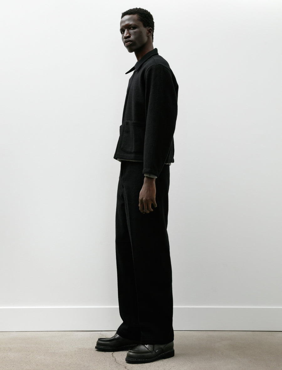 Crater Wool Trousers Black - Image 3