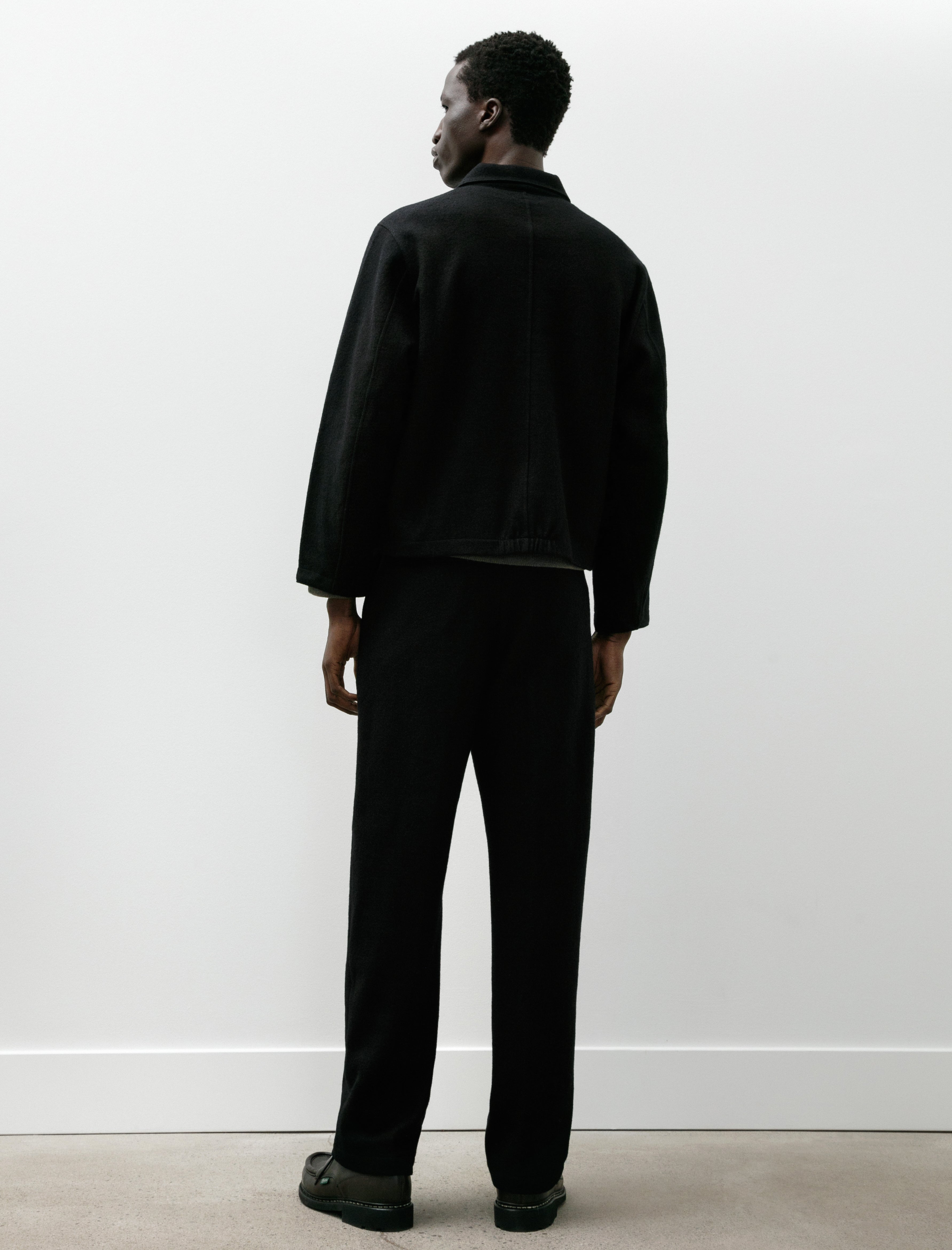 Lady White Co. Crater Wool Trousers Black