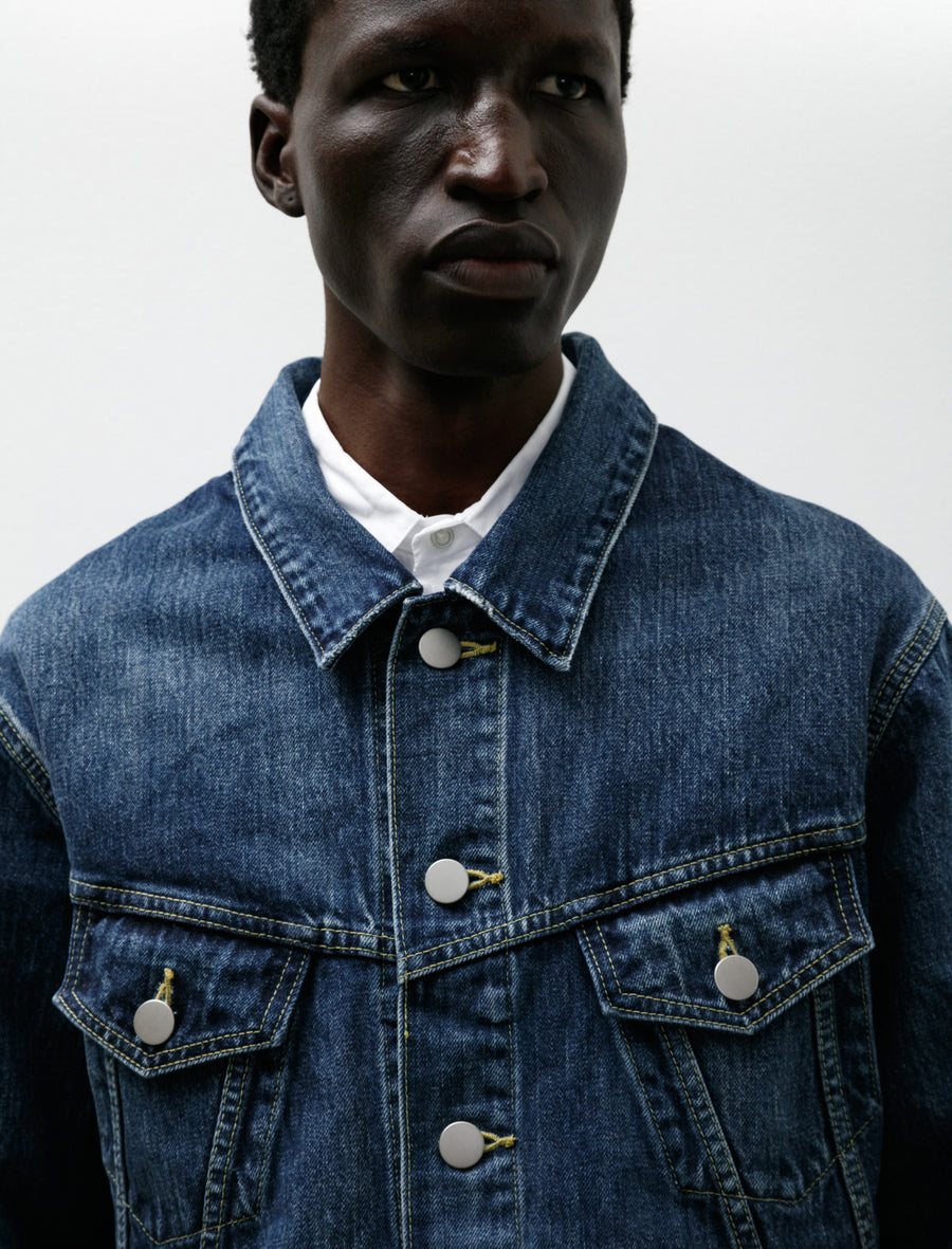 Denim Jacket Indigo - Image 4