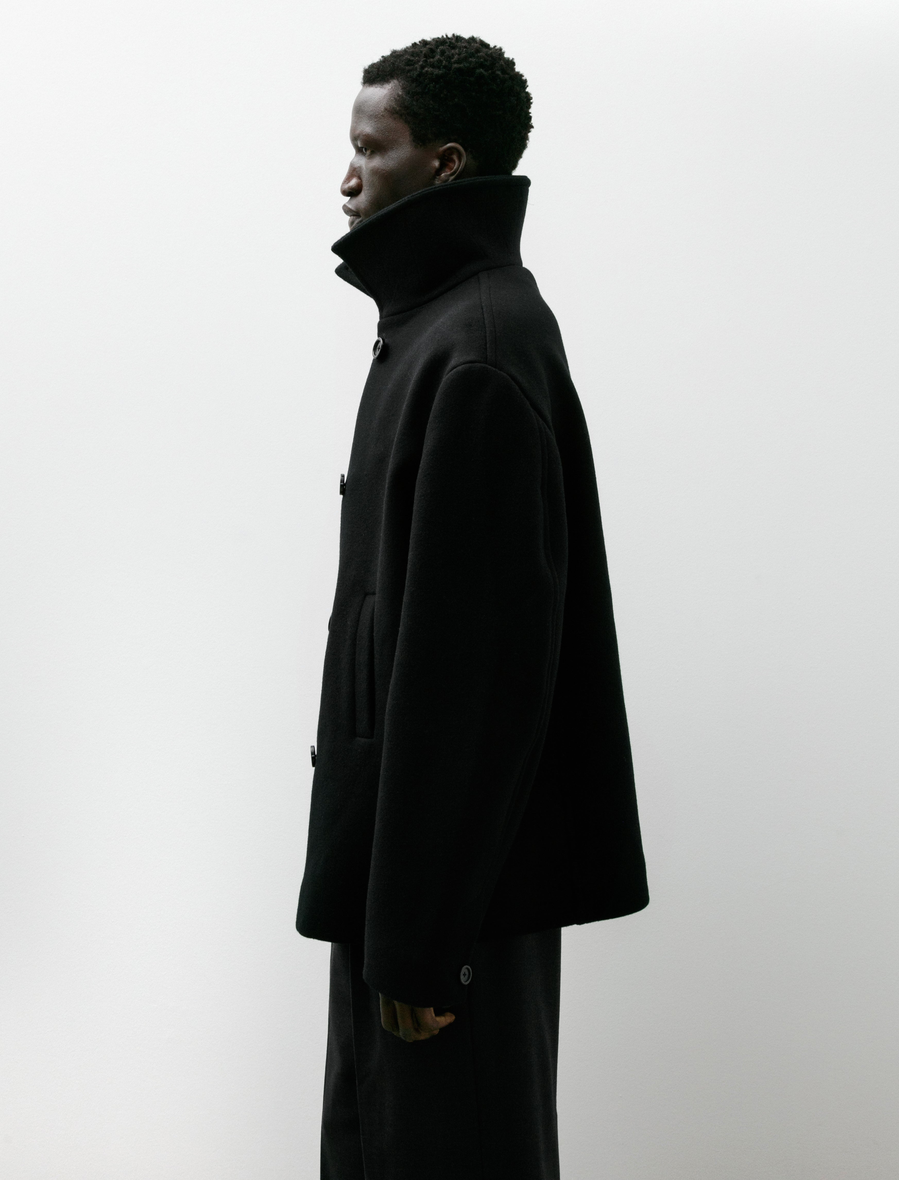 Sire Wool Peacoat Black