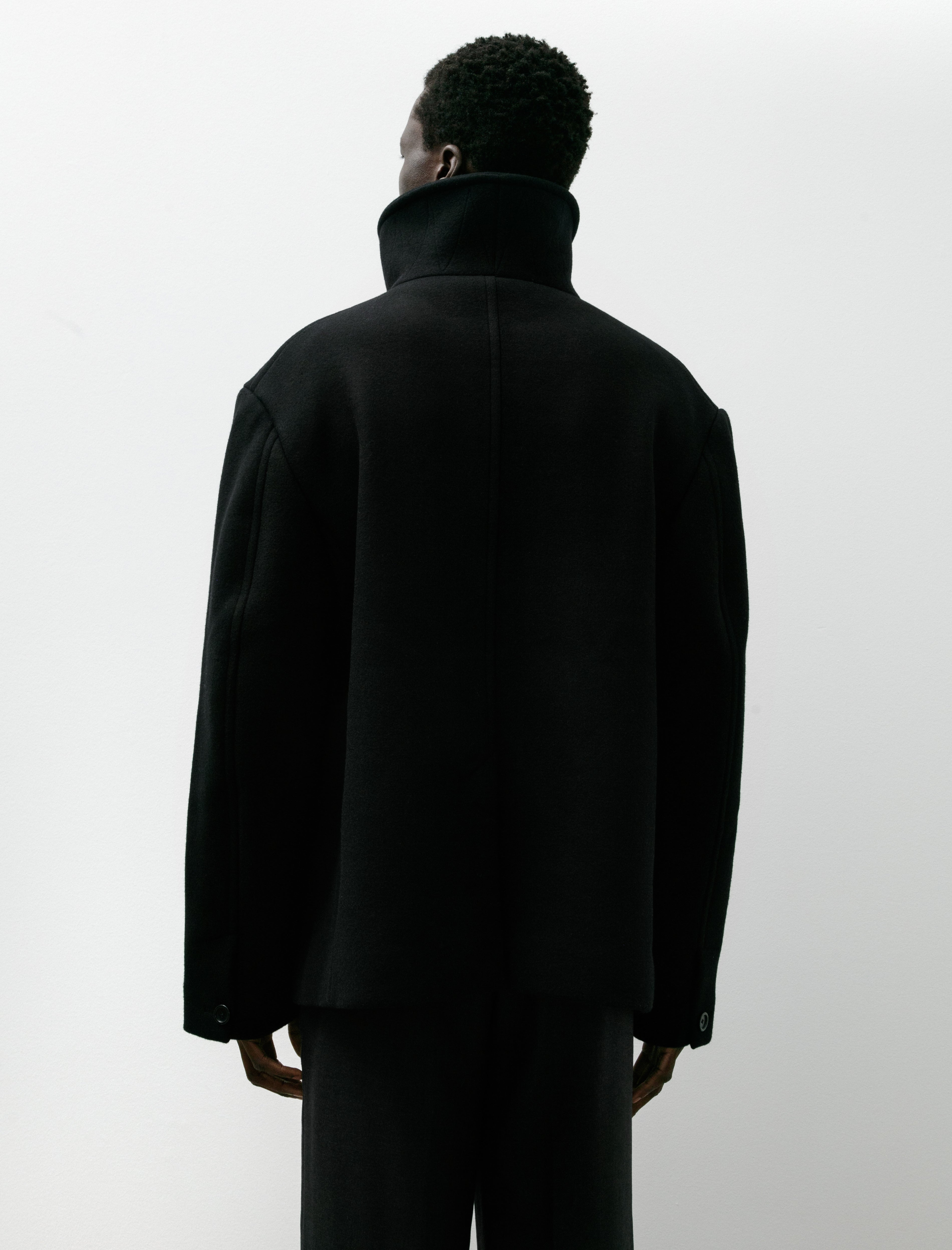 Sire Wool Peacoat Black