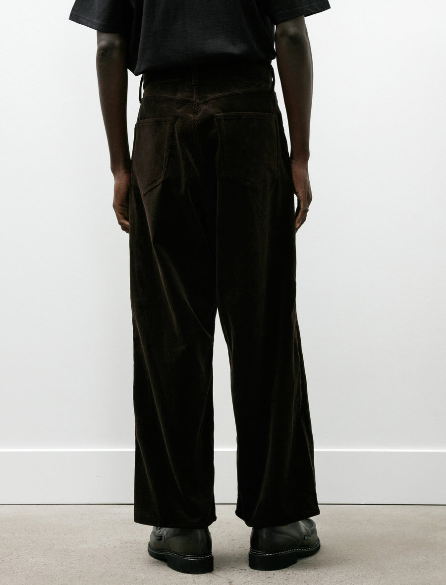 5 Pocket Baggy Pants Brown Corduroy - Image 5