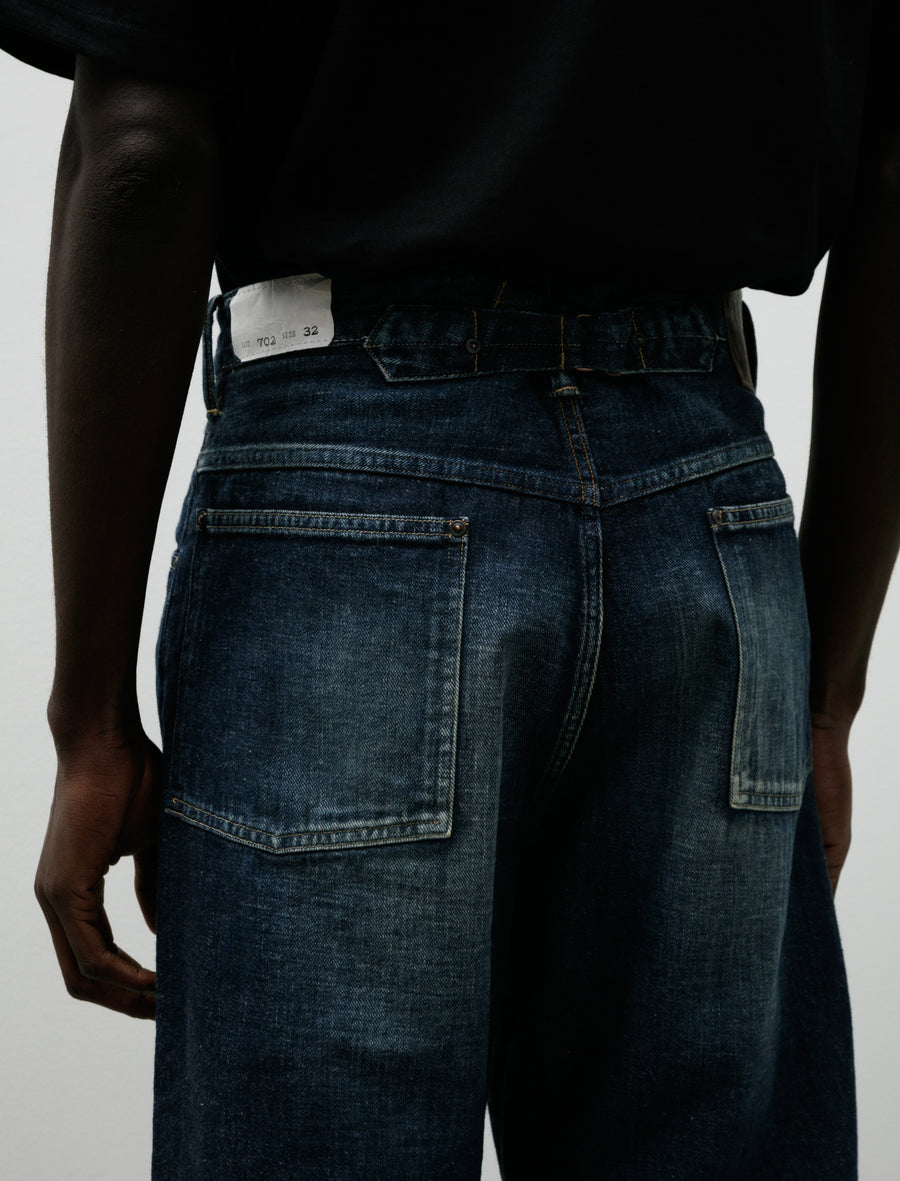 Lot 702 Denim Trousers Damaged Indigo - Image 7