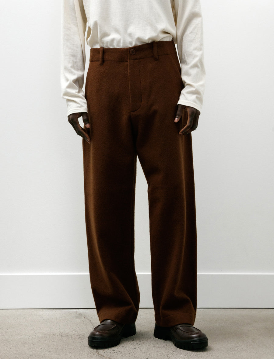Lux Pants 120s Shaggy Wool Tobacco - Image 4