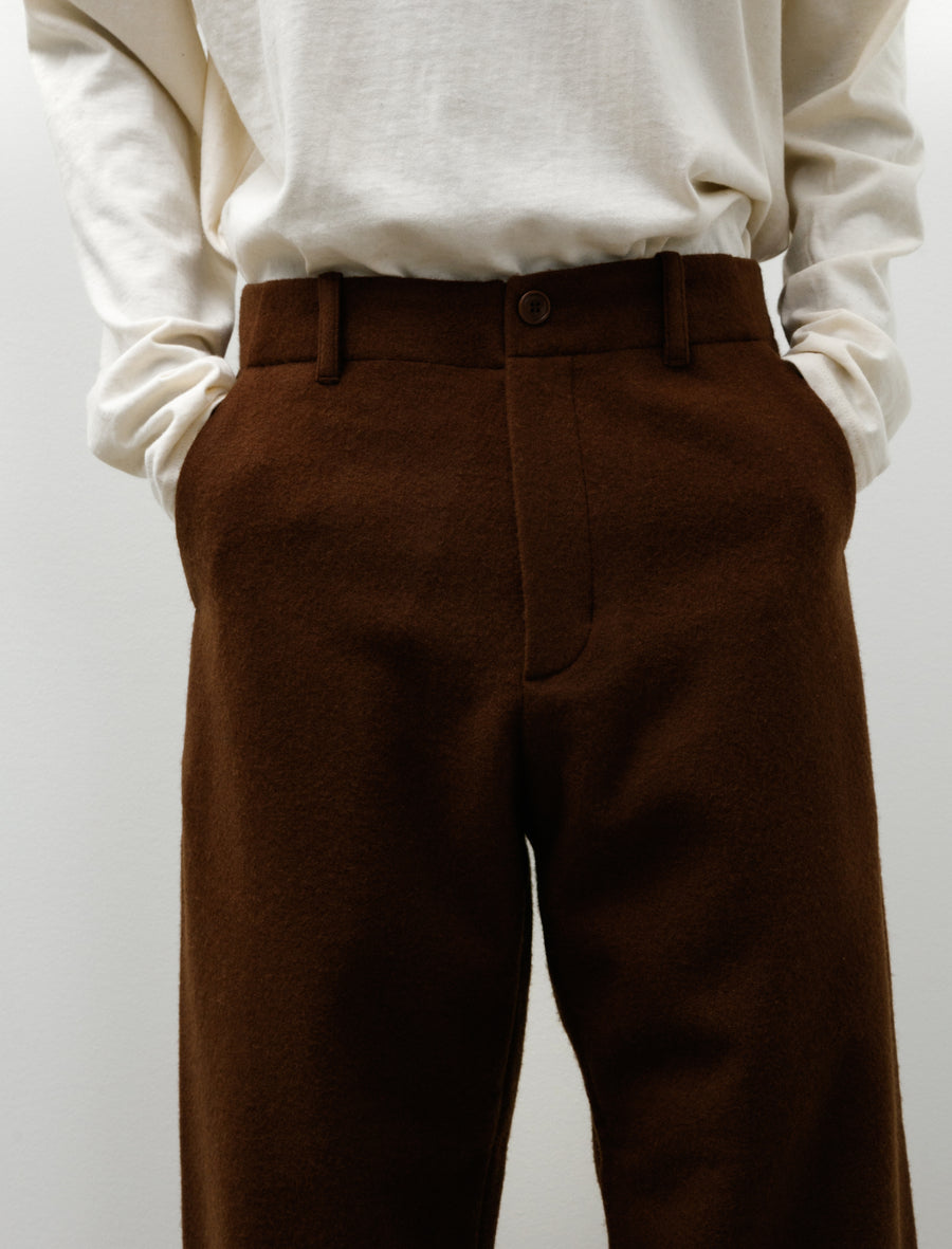 Lux Pants 120s Shaggy Wool Tobacco - Image 7