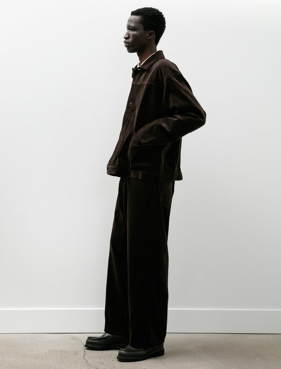 5 Pocket Baggy Pants Brown Corduroy - Image 2