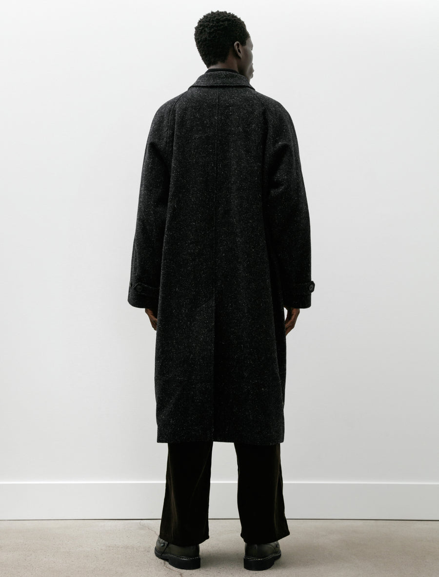 Bal Collar Coat Black Speckled - Image 2