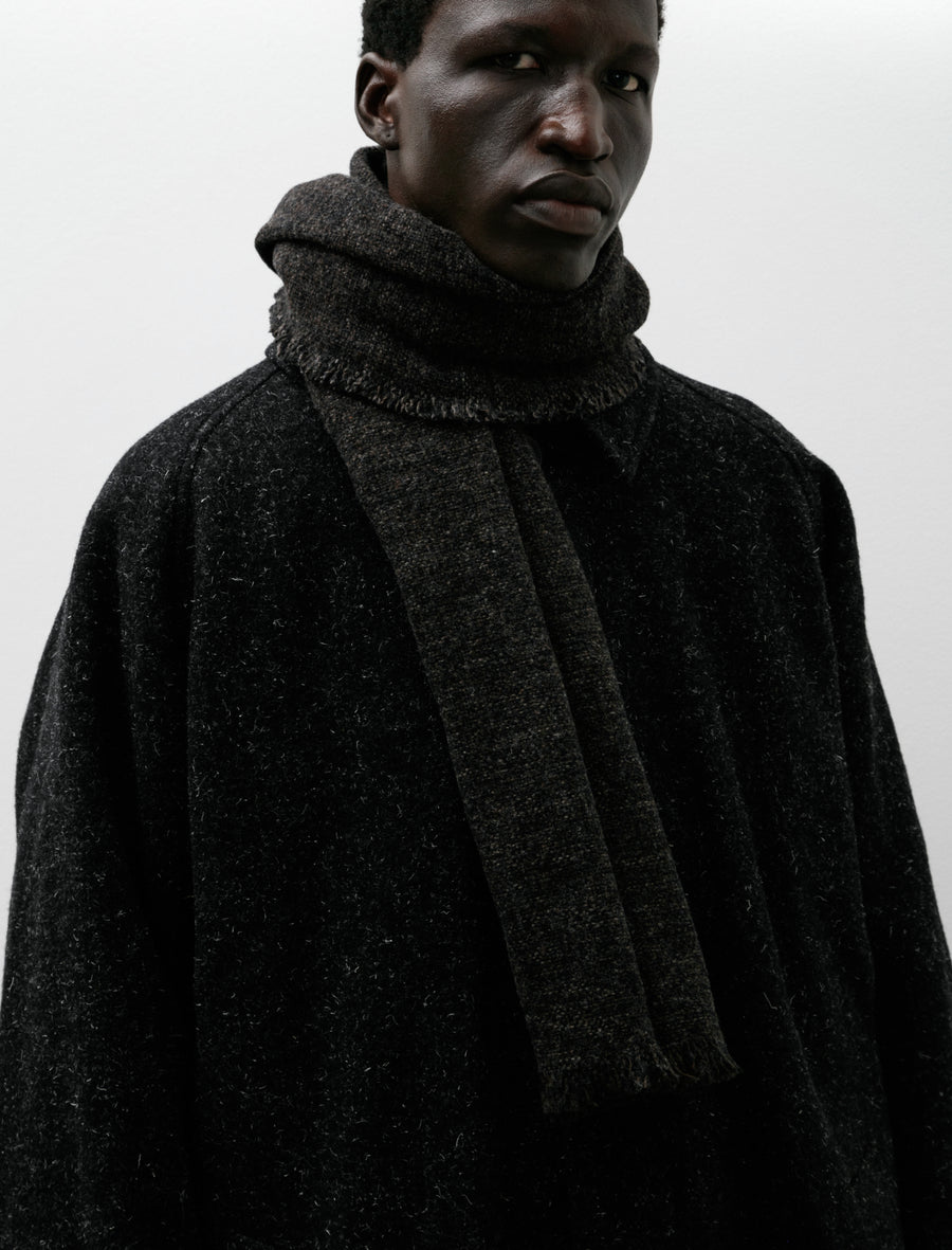 Wool Long Scarf Black - Image 1