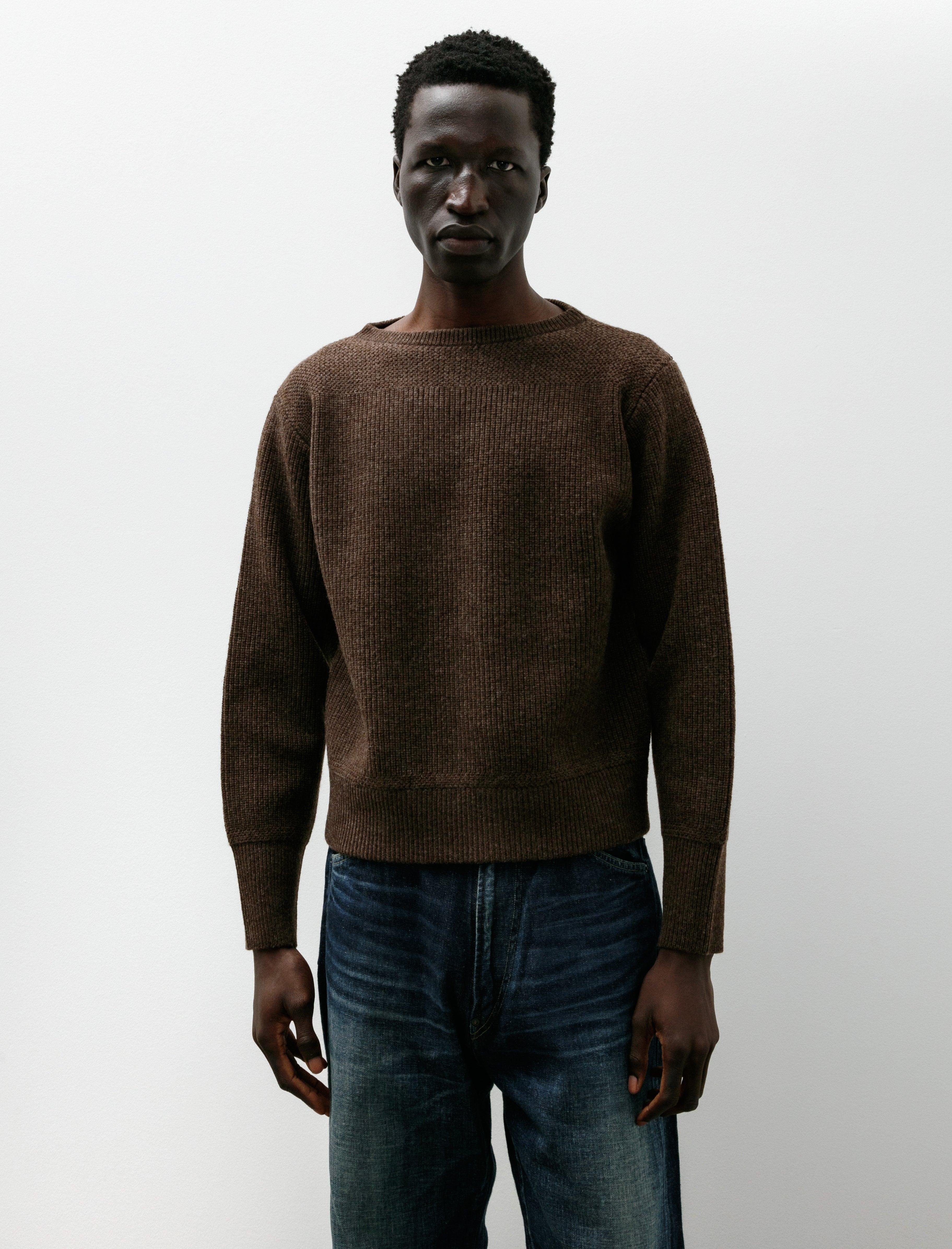 Taiga Takahashi Lot 515 ARC Sweater Natural Brown