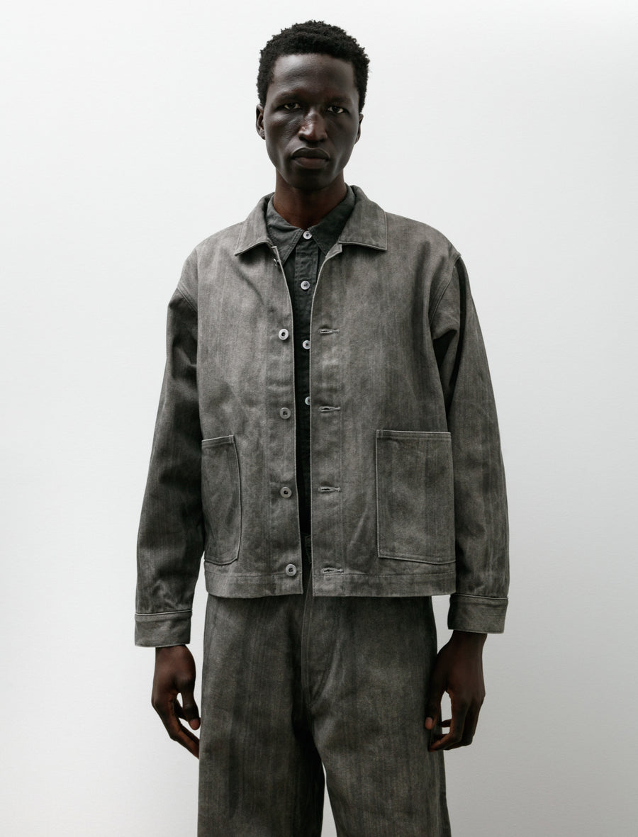 Lot 303 Coverall Jacket Hand Drawn Sumi - Image 1