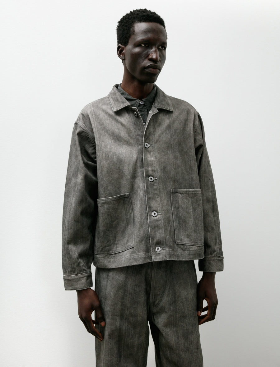 Lot 303 Coverall Jacket Hand Drawn Sumi - Image 4