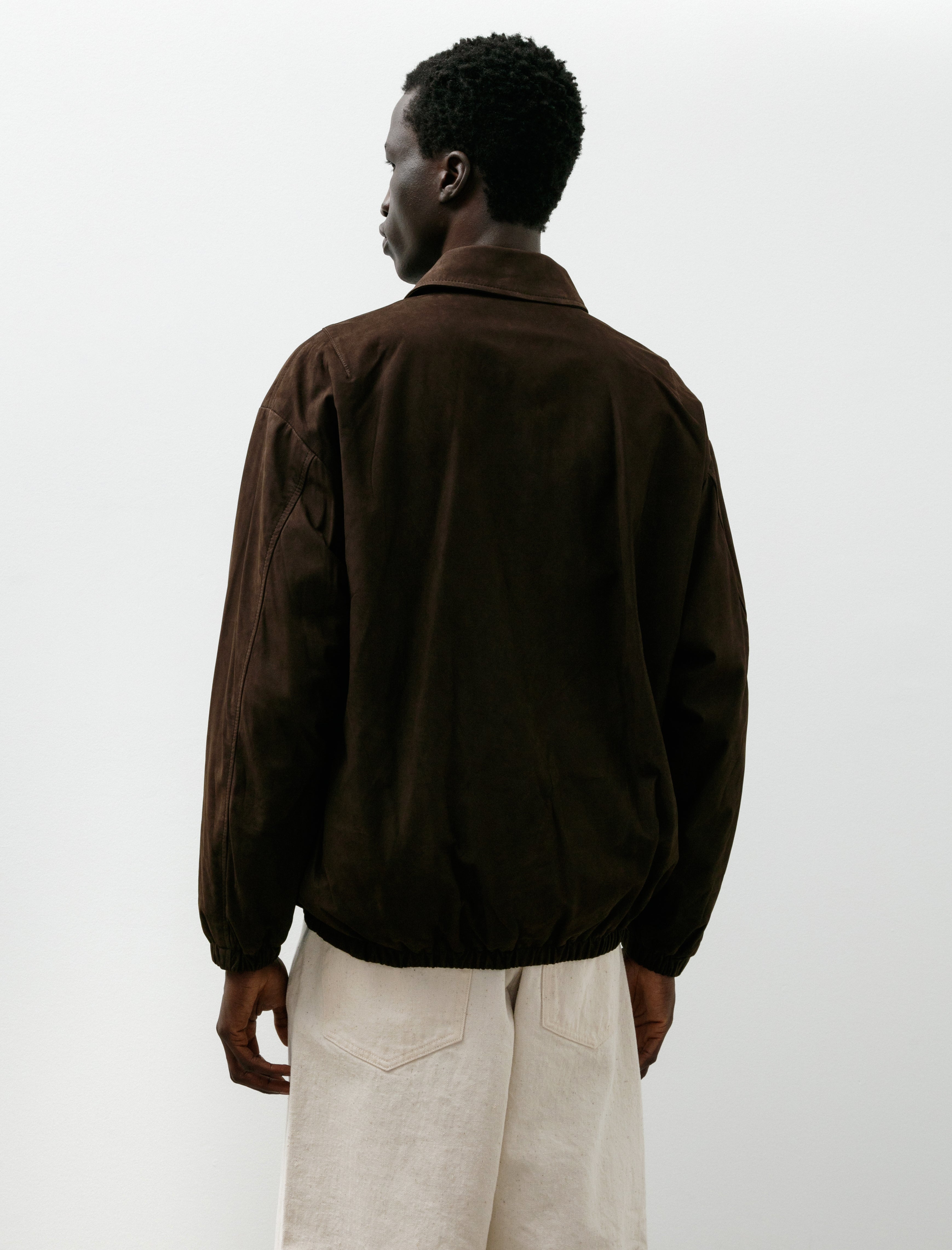 Yoko Zip Blouson Brown Nubuck