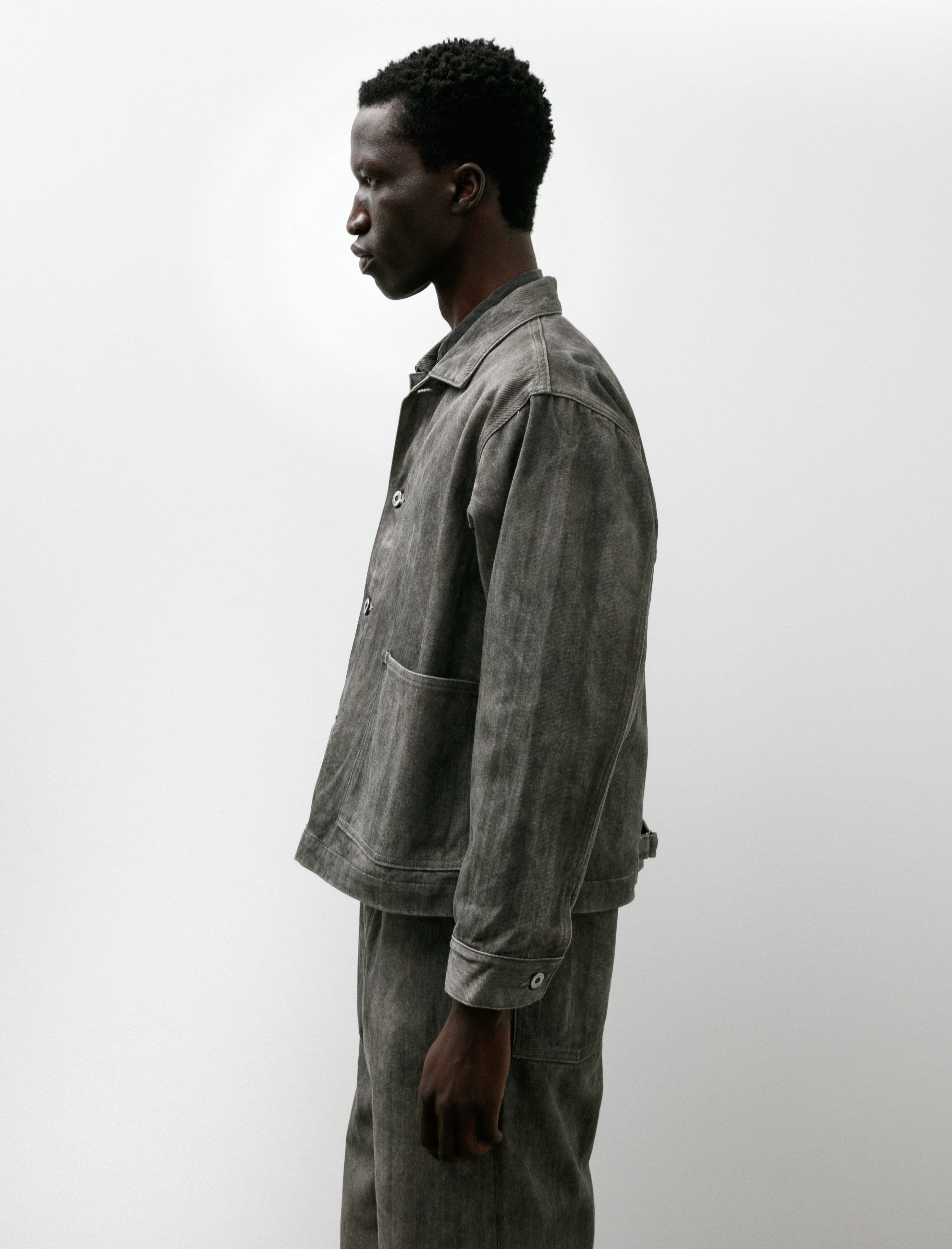 Taiga Takahashi Lot 303 Coverall Jacket Hand Drawn Sumi