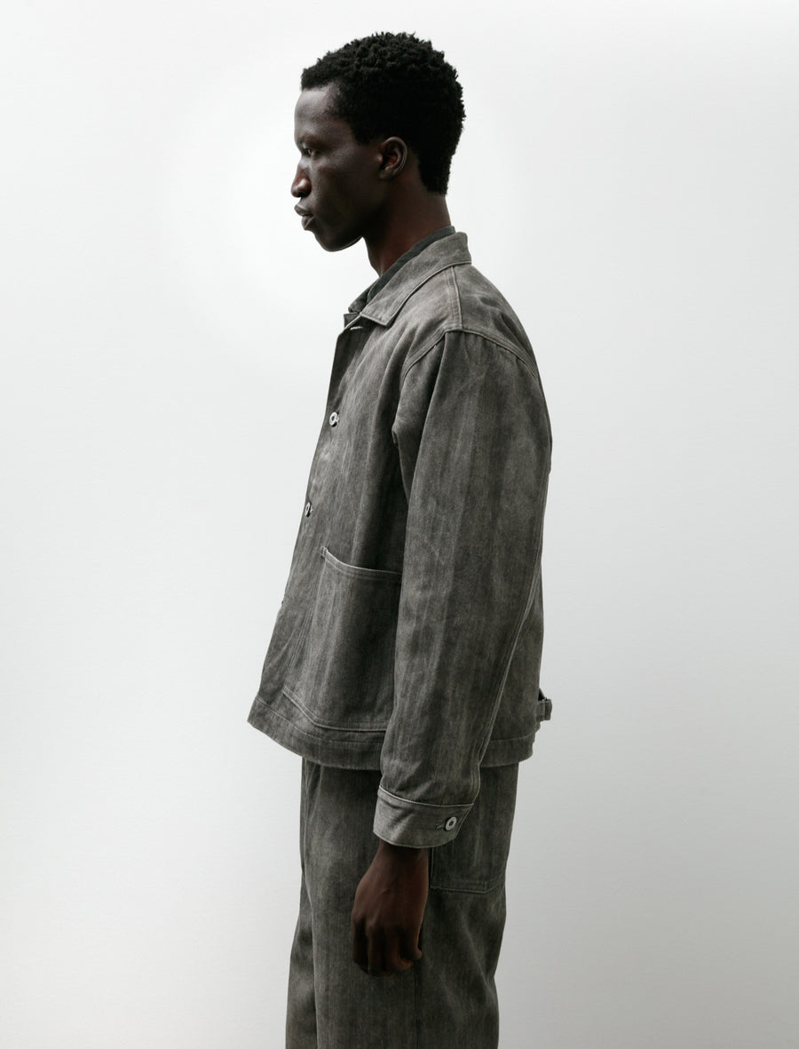 Lot 303 Coverall Jacket Hand Drawn Sumi - Image 3