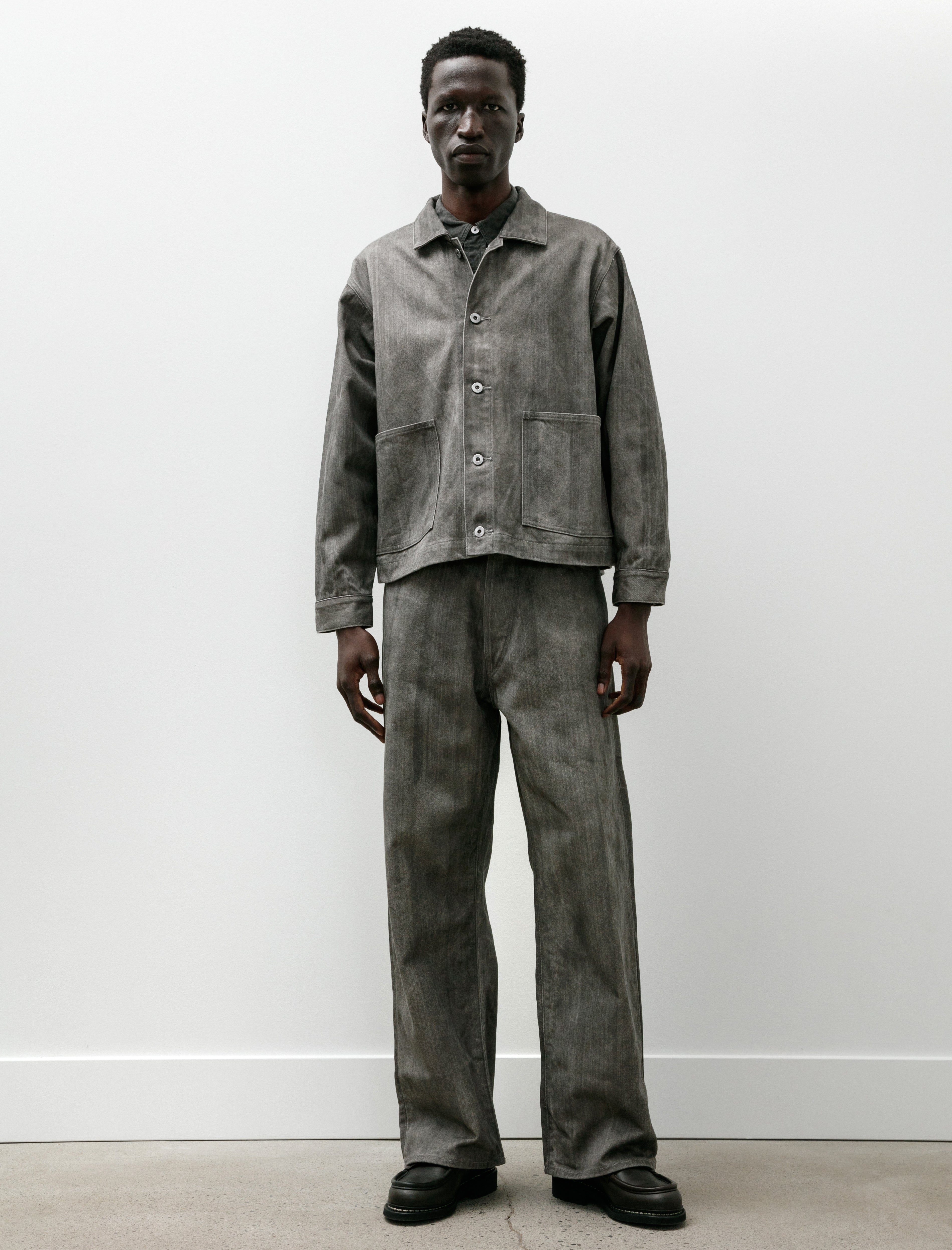 Taiga Takahashi Lot 303 Coverall Jacket Hand Drawn Sumi